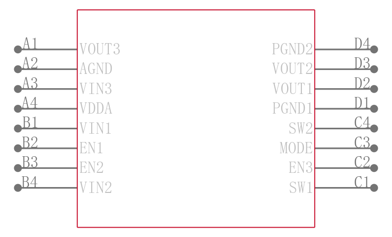 ADP5022ACBZ-4-R7引脚图