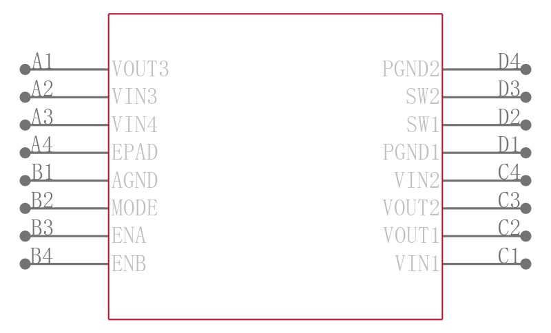 ADP5033ACBZ-6-R7引脚图