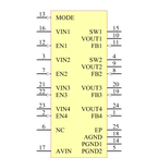 ADP5034ACPZ-1-R7引脚图