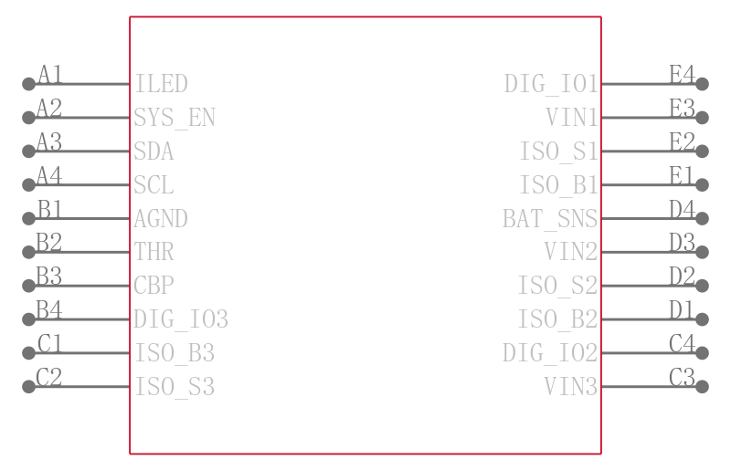 ADP5061ACBZ-5-R7引脚图