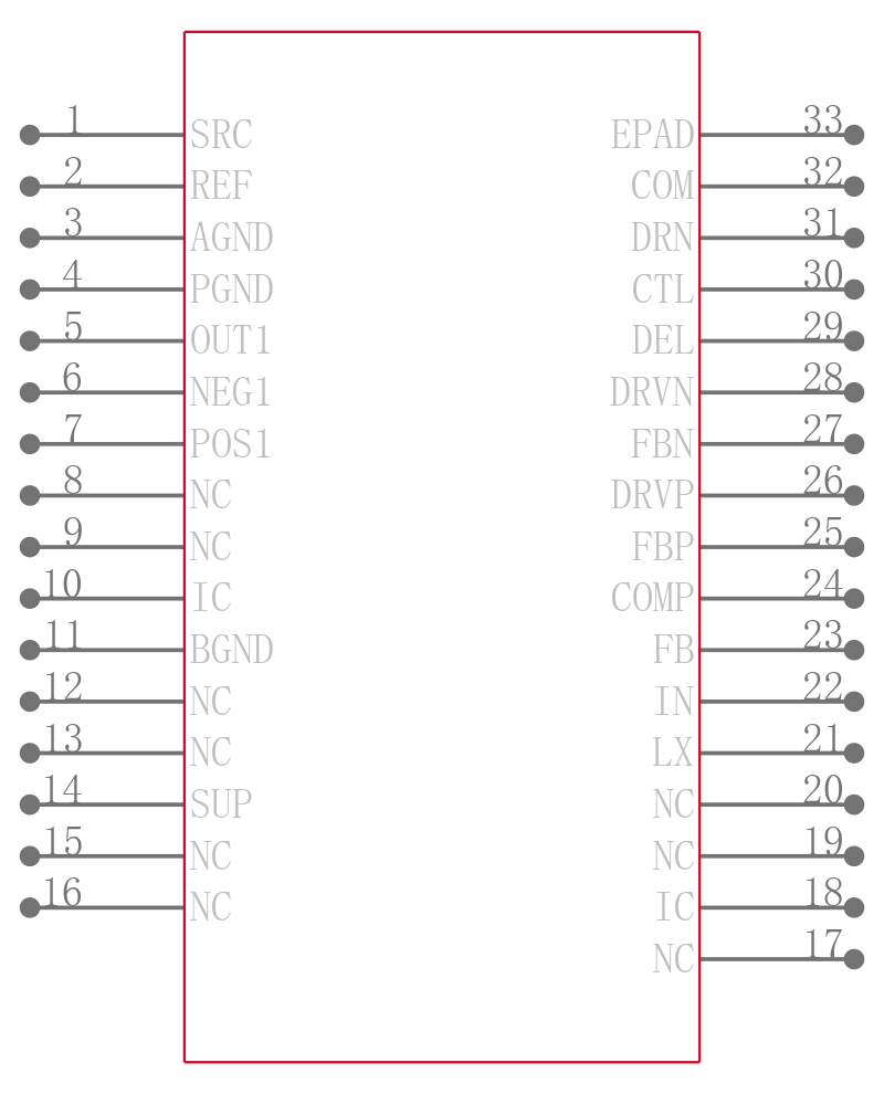 EL7640ILTZ-T13引脚图