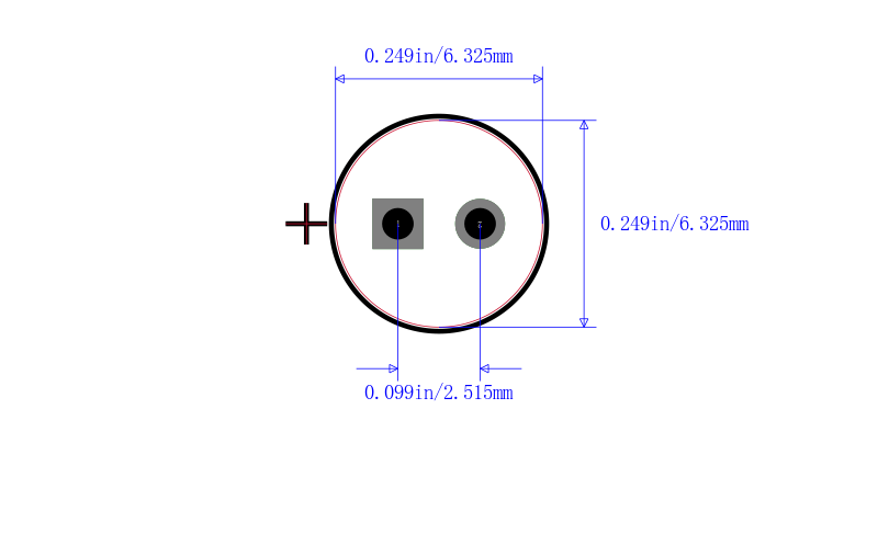 ECA2DHG3R3封装图