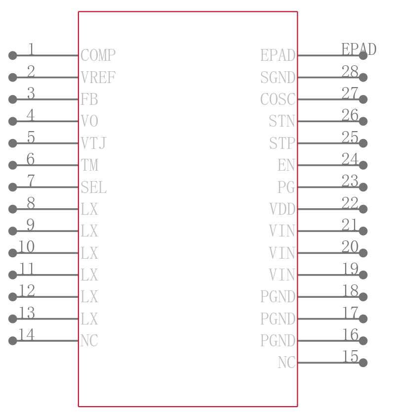 EL7554IRE-T13引脚图
