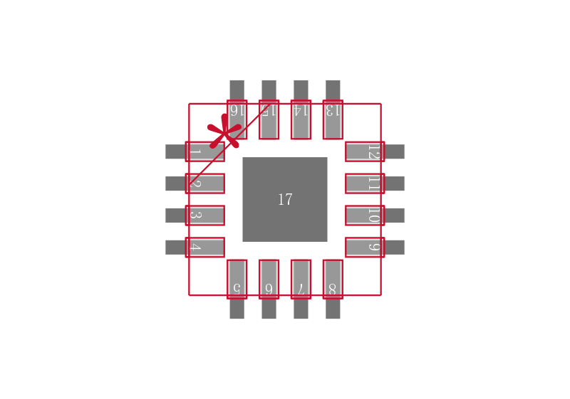 ADA4950-1YCPZ-R7封装焊盘图