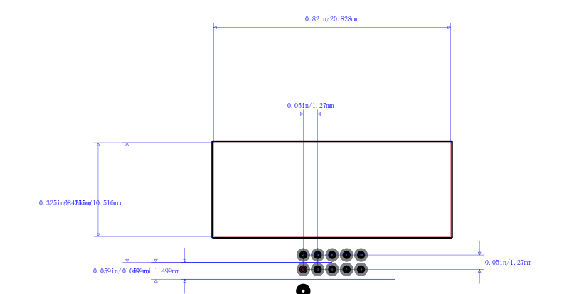 EHF-105-01-F-D-RA封装图