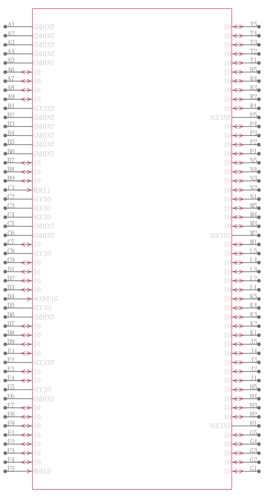 EPF10K130VBC600-2引脚图