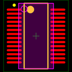 FT232RL-TUBE封装焊盘图