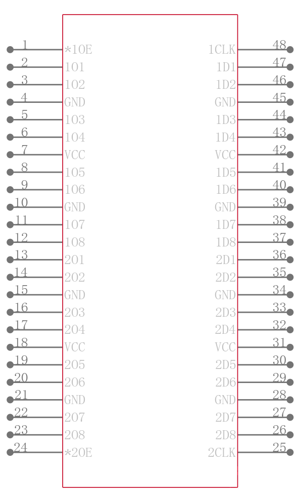 FCT162374ATPVCTG4引脚图