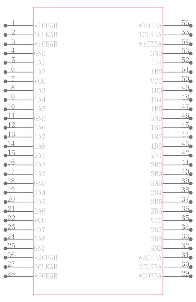 FCT162H952CTPVCG4引脚图