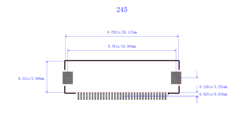 FH12F-32S-0.5SH封装图