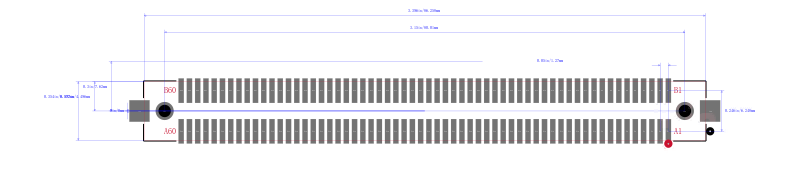 FX2CA2-120S-1.27DSA封装图
