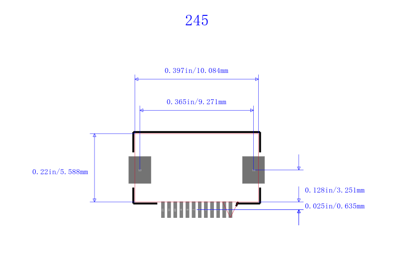 FH12A-12S-0.5SH55封装图