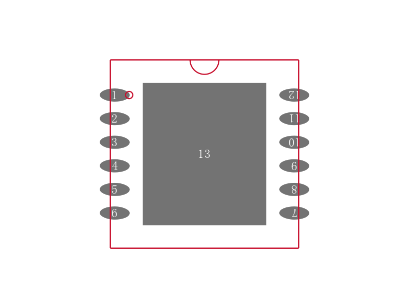 FDC2212QDNTTQ1封装焊盘图