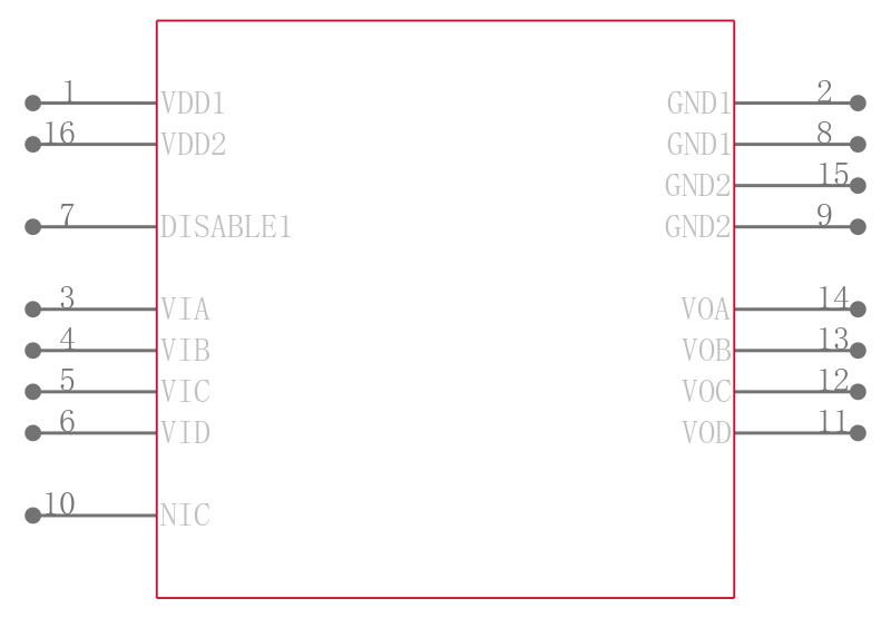 ADUM240D1BRWZ引脚图