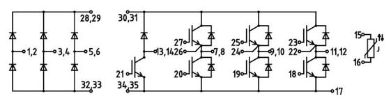 FP50R12KE3BOSA1电路图