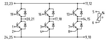 FS100R07N2E4B11BOSA1电路图