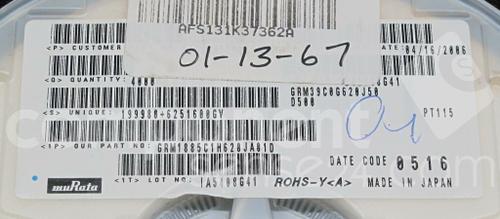 GRM1885C1H620JA01D图片7