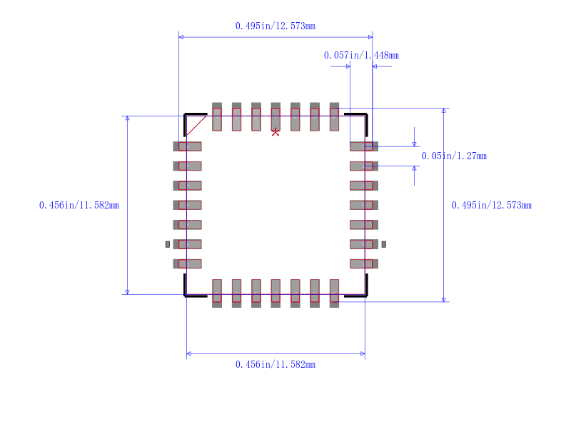 GAL22V10D-25LJ封装图