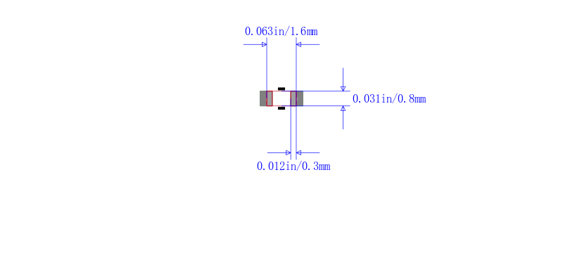 GLF1608T1R0M封装图