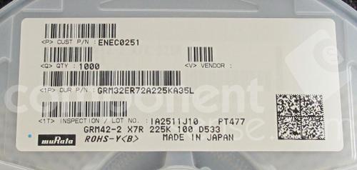GRM32ER72A225KA35L图片7
