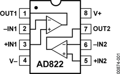 AD822ARZ-REEL电路图