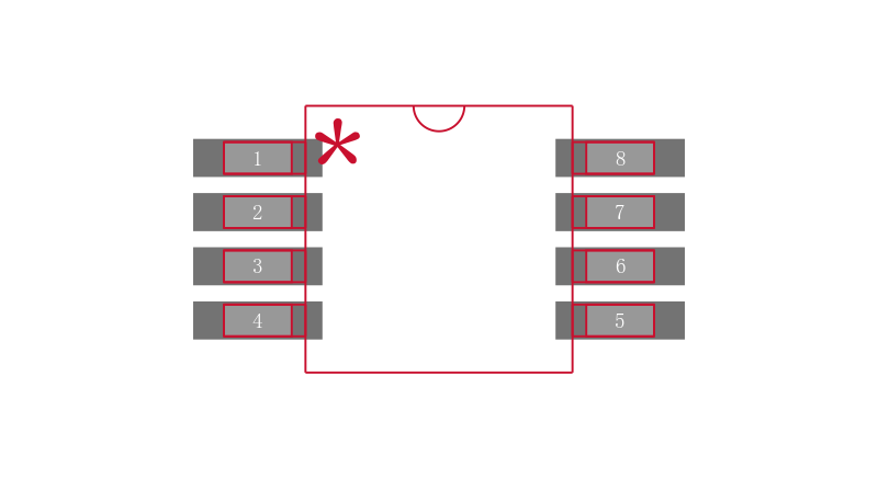 AD8092ARMZ-REEL封装焊盘图