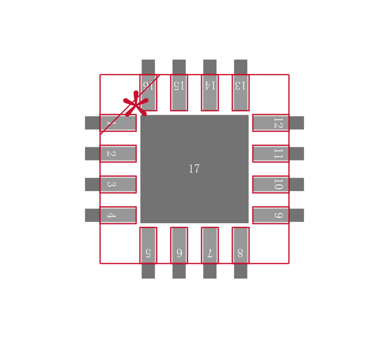 ADA4310-1ACPZ-R2封装焊盘图