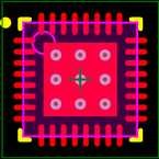 ADL5240ACPZ-R7封装焊盘图