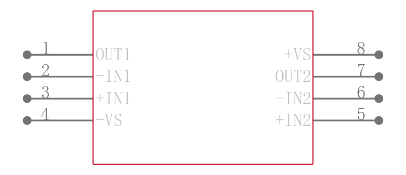 AD8092ARMZ-REEL引脚图