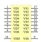 ADG467BRZ引脚图