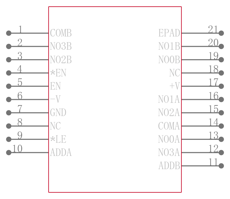 ISL43741IRZ引脚图