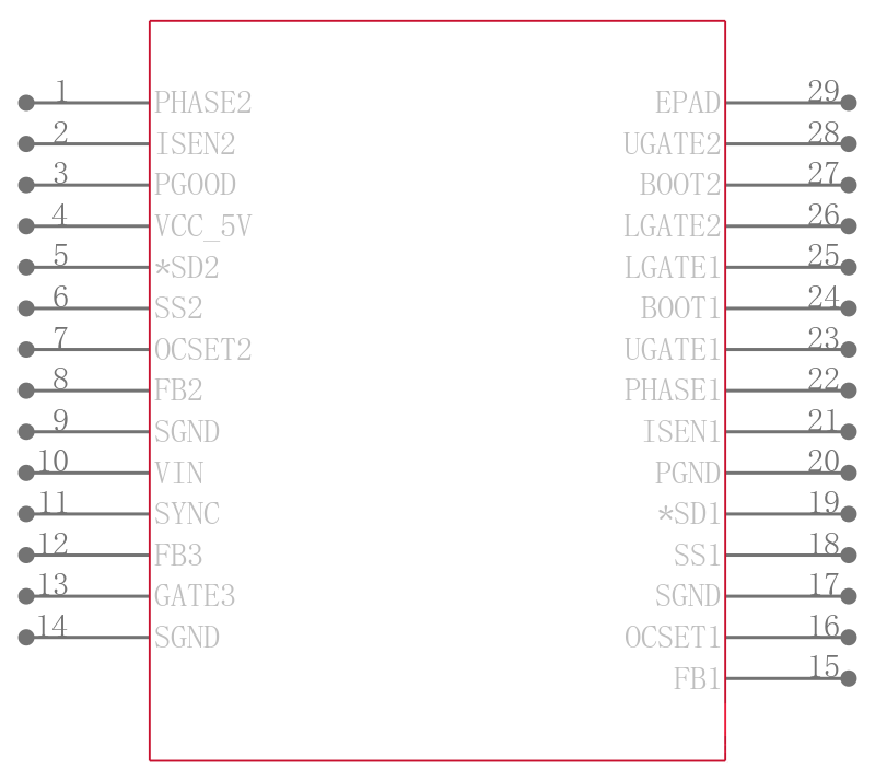 ISL6443IRZ引脚图