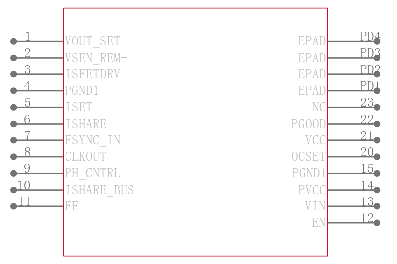 ISL8200MIRZ引脚图
