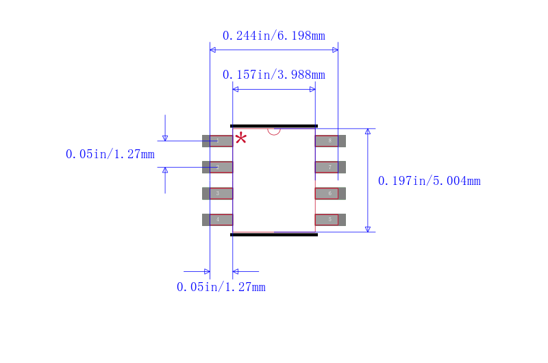 ICL7611DCBAZ封装图