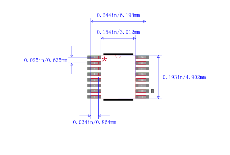 ISL28273FAZ封装图