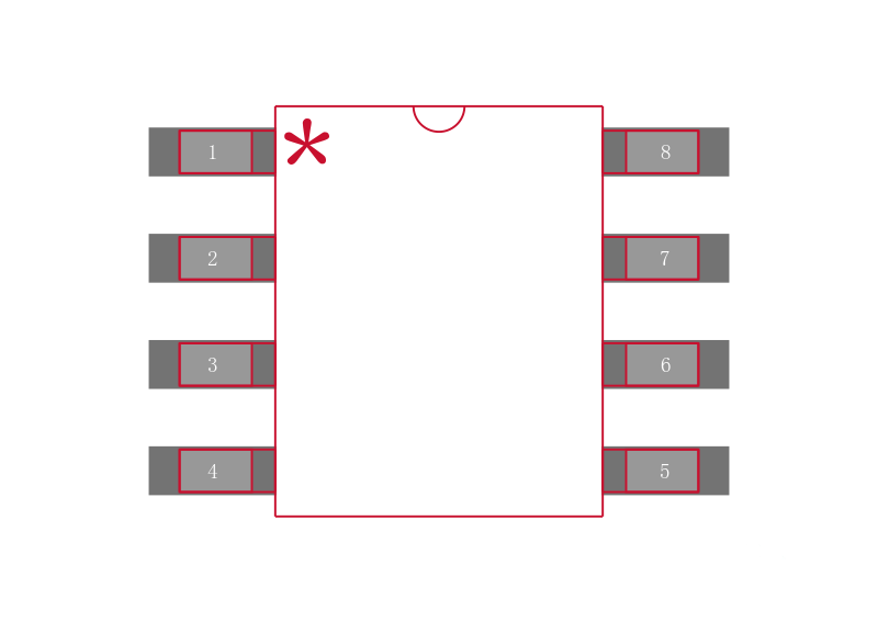 ISL28176FBZ封装焊盘图