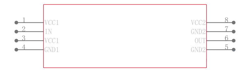 ISO721QDRQ1引脚图