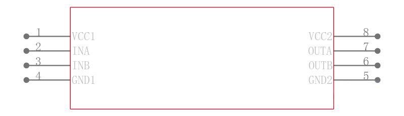 ISO7220MDG4引脚图