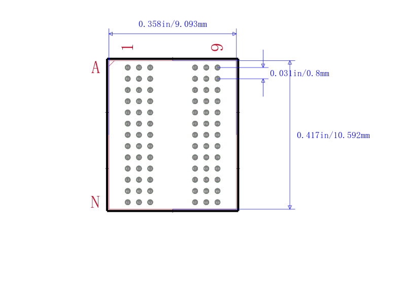 IS43TR82560B-125KBLI封装图