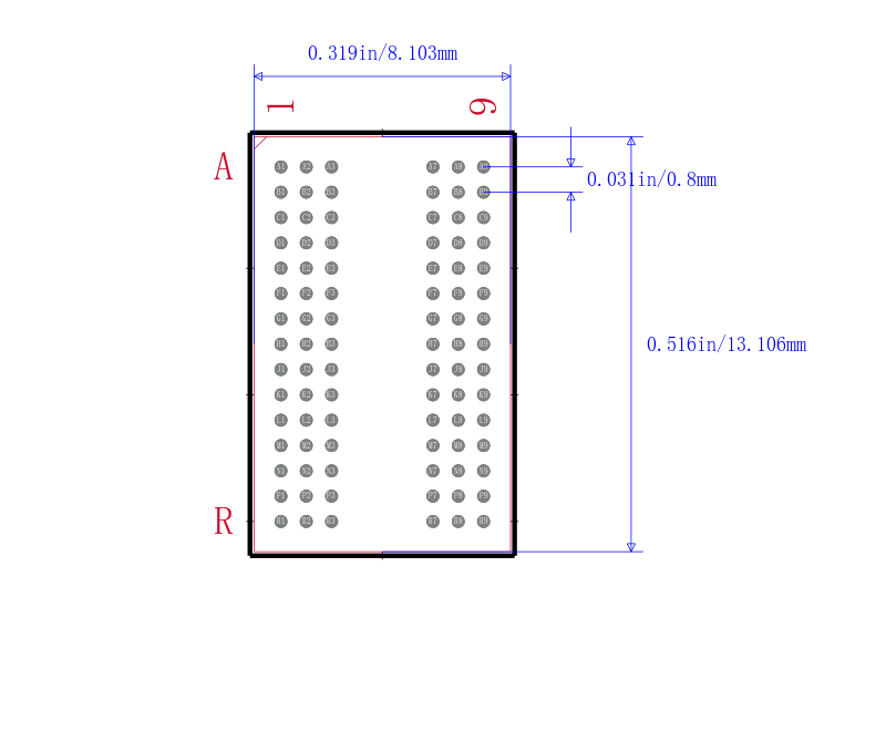 IS46LR32160C-6BLA2封装图