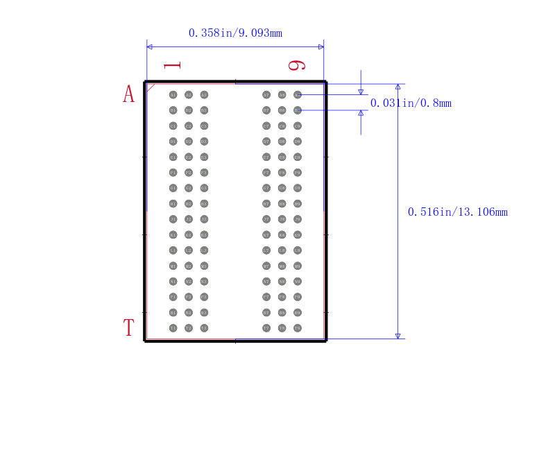 IS46TR16640A-125JBLA2封装图
