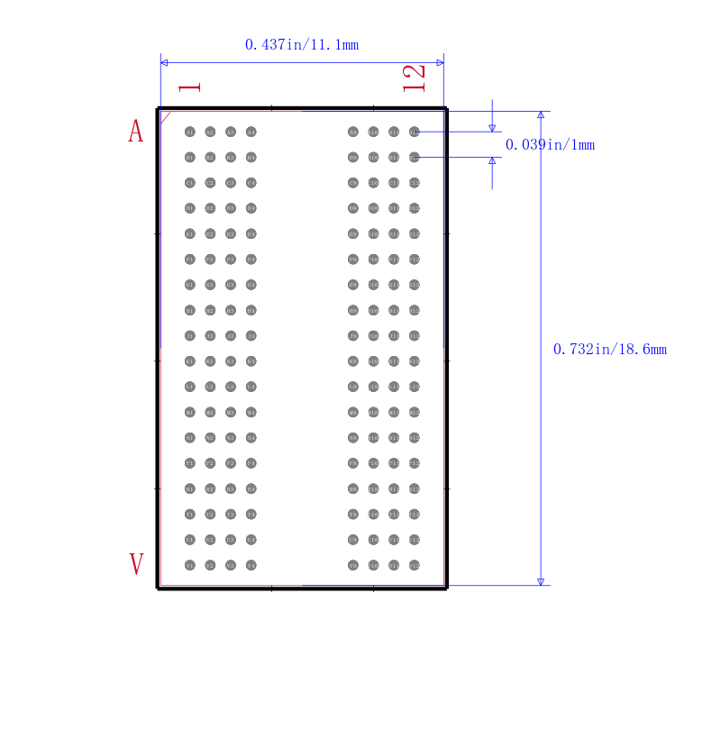 IS49NLC36160-33BL封装图