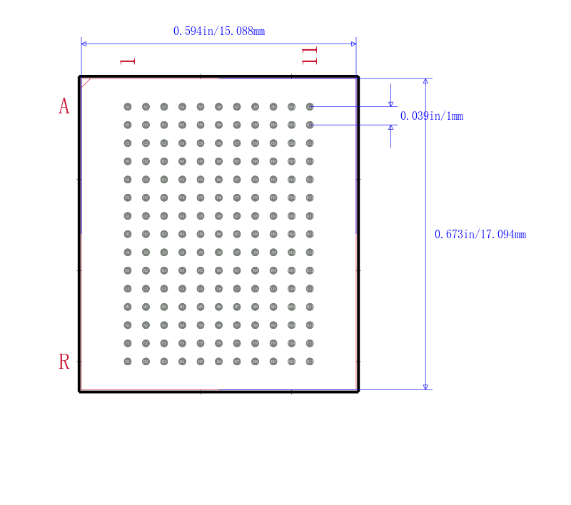 IS61DDB251236A-250M3L封装图