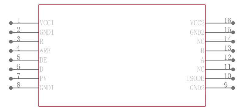 ISO1176DWRG4引脚图