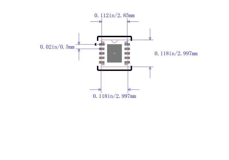 ISL6292-1CR3Z封装图