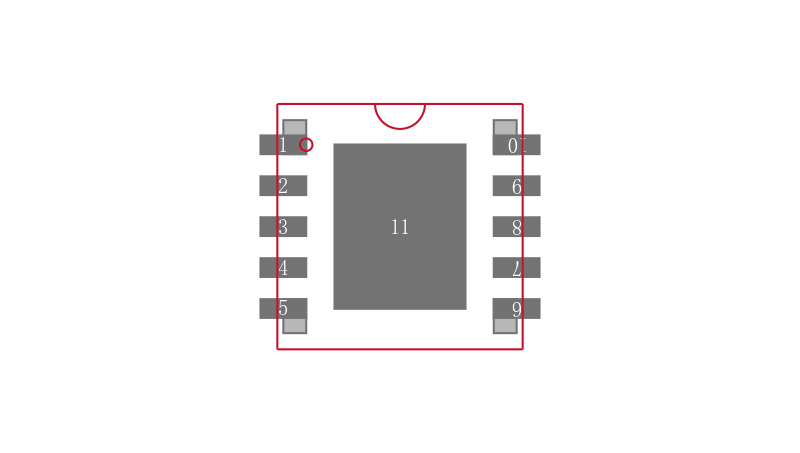ISL6292-2CR3Z封装焊盘图