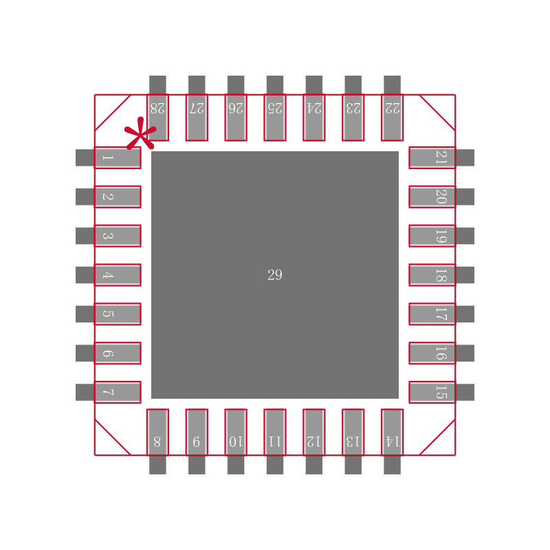 ISL6532ACR封装焊盘图