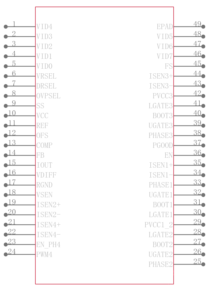 ISL6312CRZ引脚图