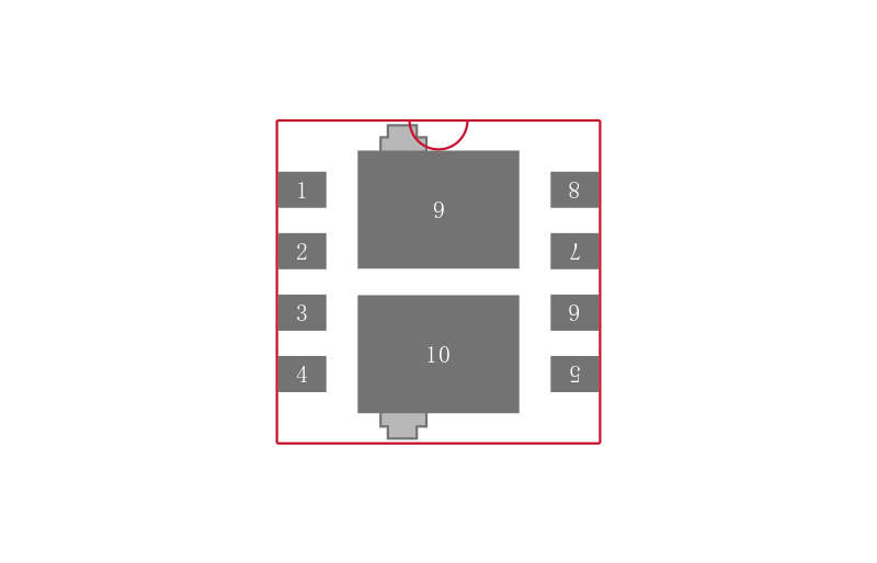 IRFHM8363TR2PBF封装焊盘图
