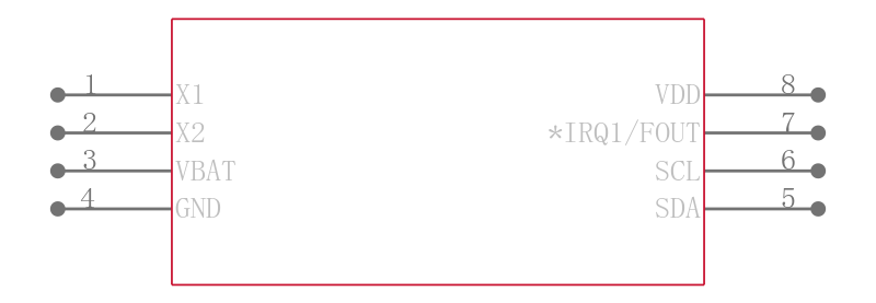 ISL1208IB8Z引脚图